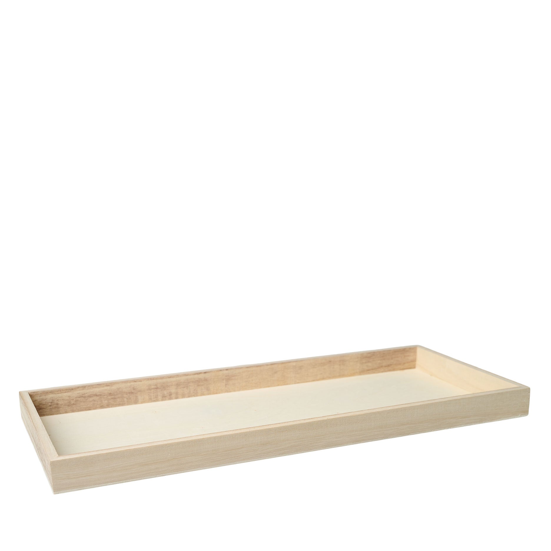 Dekorationsbakke i træ